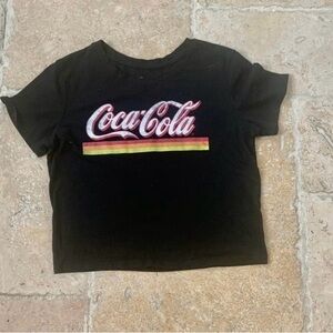 Coca Cola Crop T shirt size S